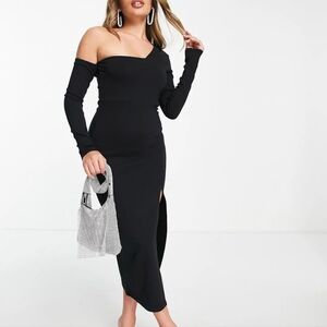 Brand New Elegant Black Off-Shoulder Dress